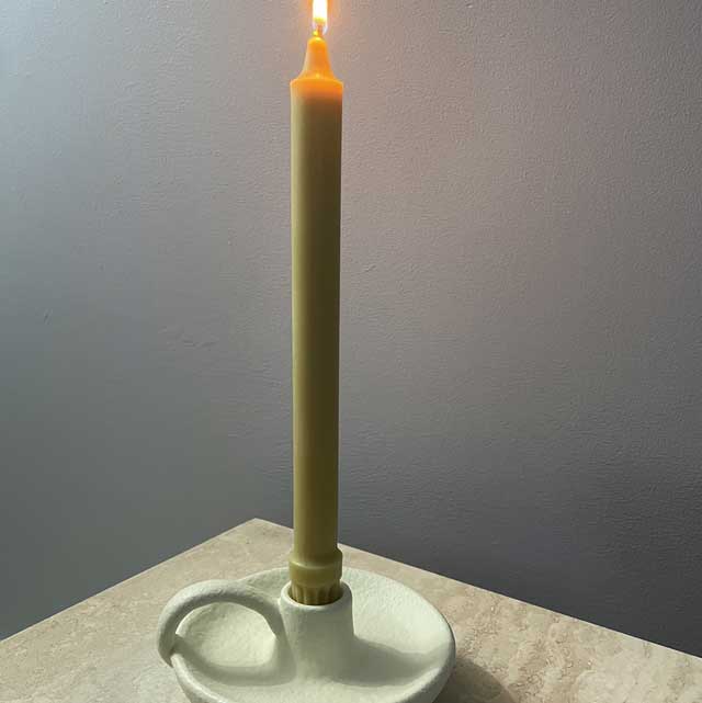 100% Beeswax Colonial Candles x 12